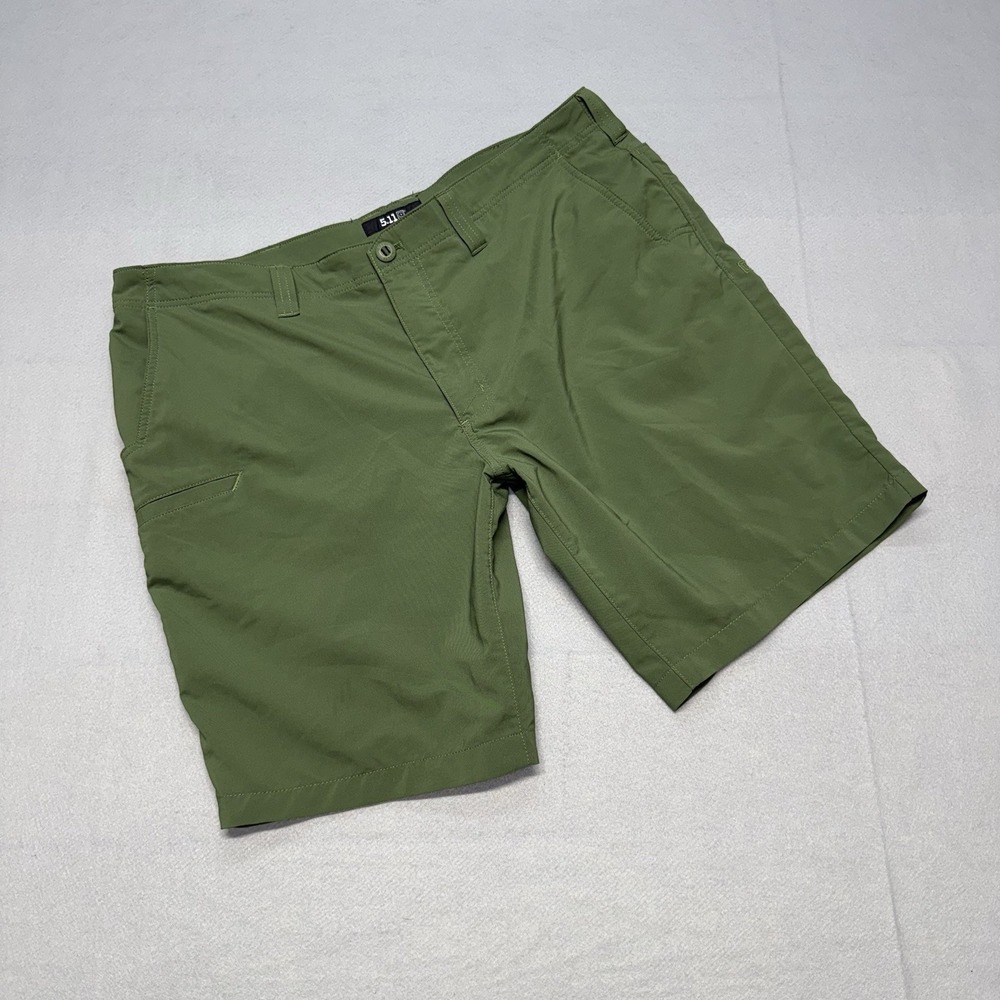 5.11 Tactical Dart 10" Shorts Mens Green Size 40 Ripstop Cargo Utility Outdoor